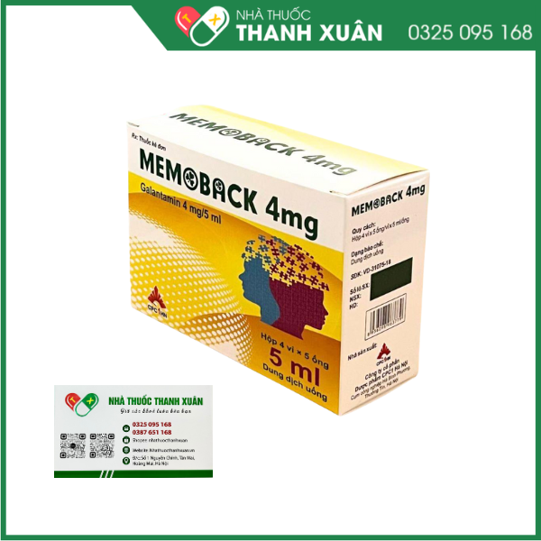 Memoback 4mg/5ml điều trị bệnh thần kinh ngoại vi